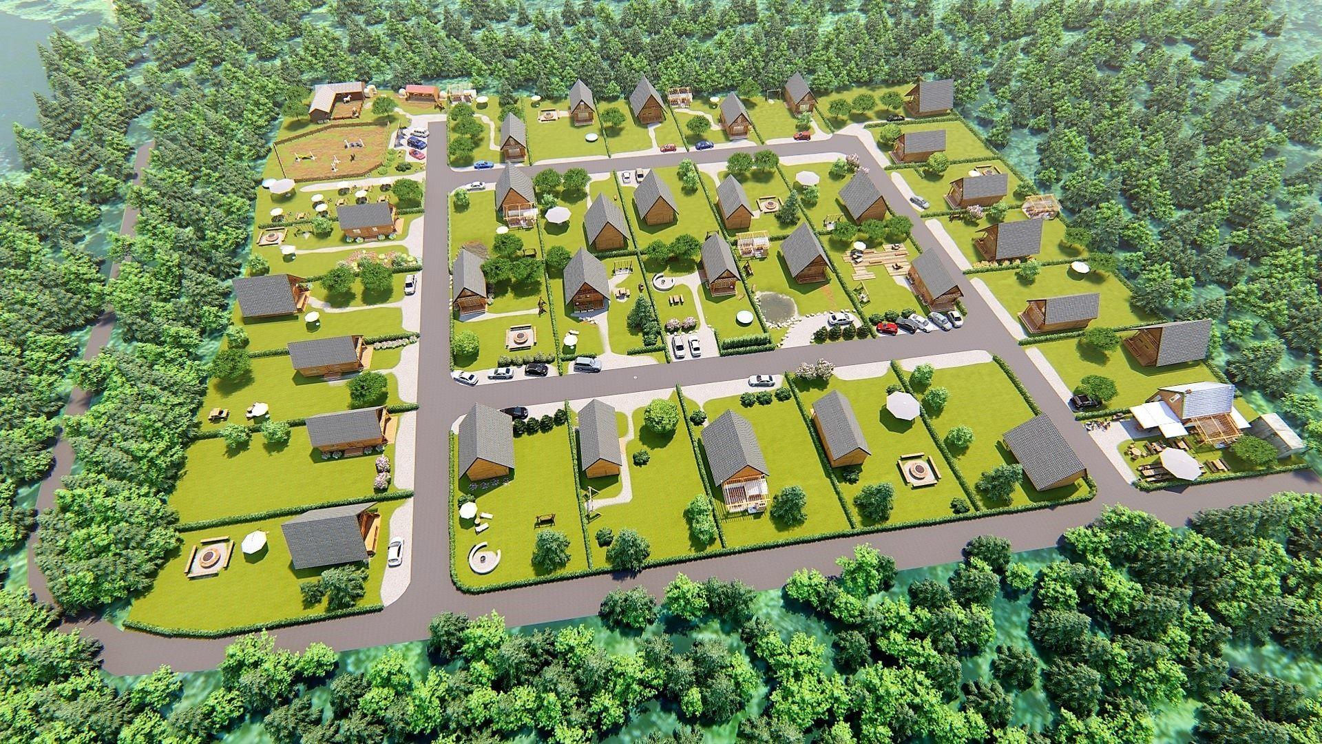 RELAX PARK KYSAK BREZIE - POZEMOK NA CHATU 545 M2.