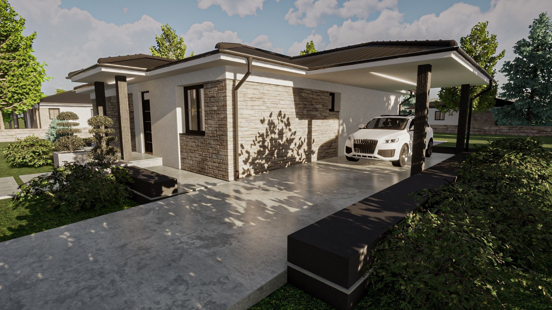 ĎURĎOŠÍK - 4 IZBOVÝ DIZAJNOVÝ DOM 109 M2, TERASA, V NOVEJ LOKALITE