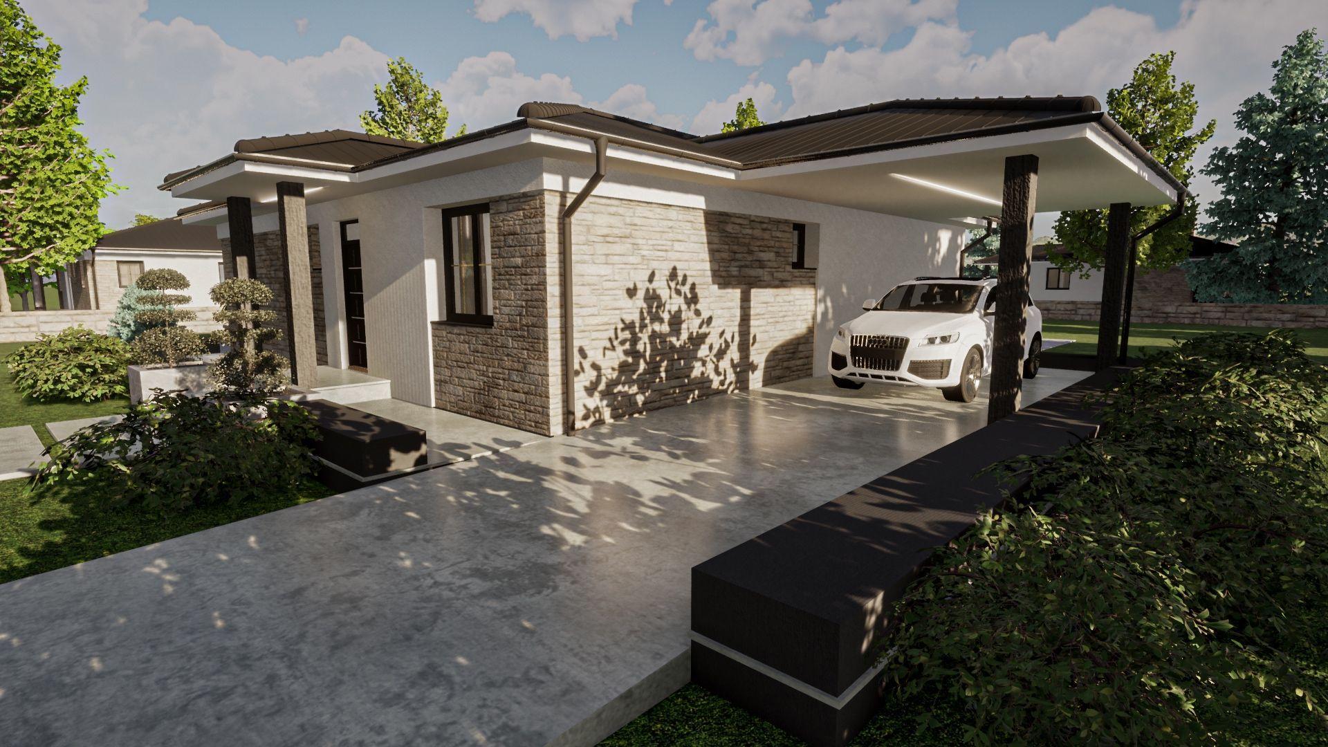 ĎURĎOŠÍK - 4 IZBOVÝ DIZAJNOVÝ DOM 109 M2, TERASA, V NOVEJ LOKALITE