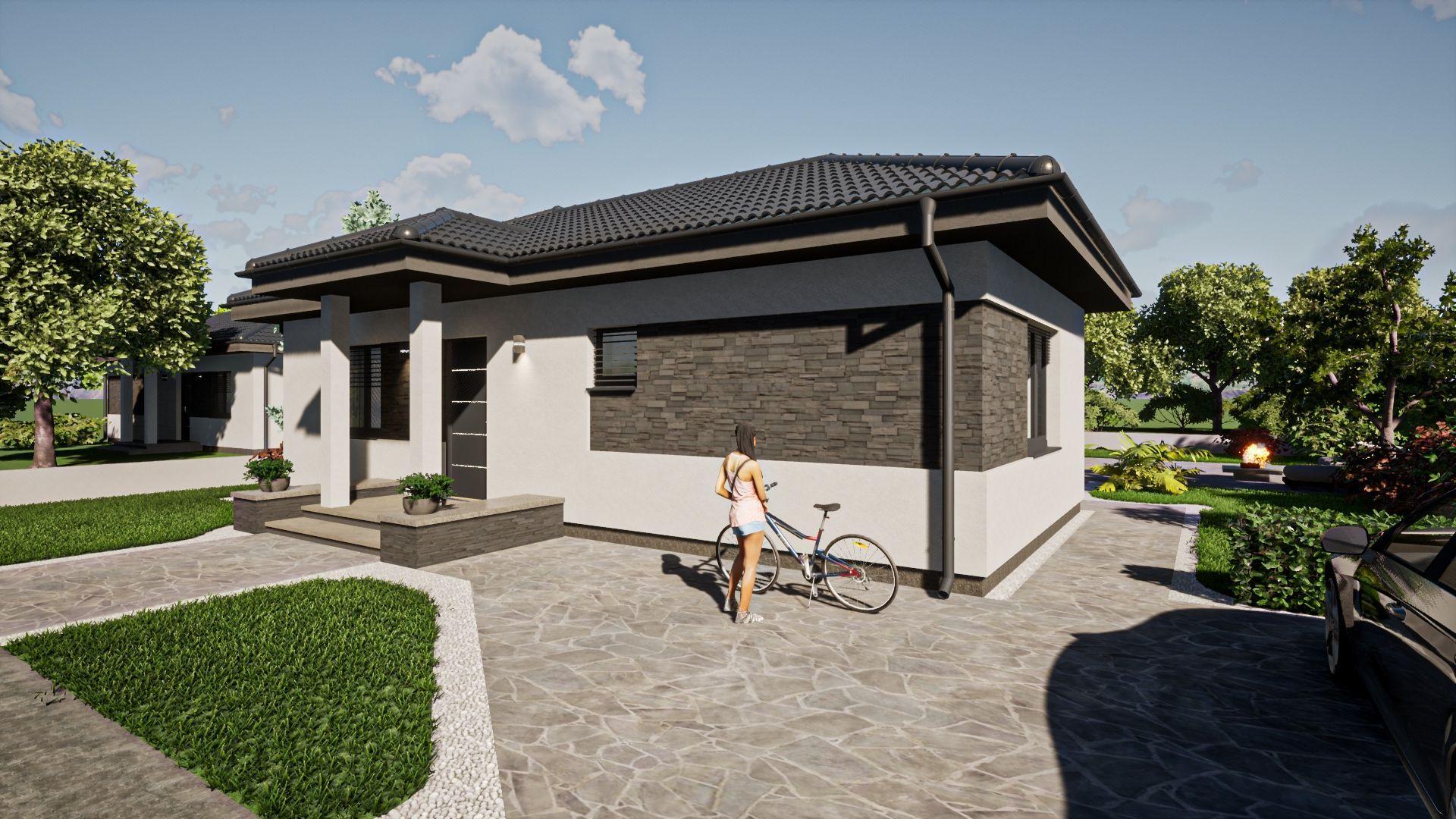 BENIAKOVCE - TEHLOVÝ 4 IZBOVÝ PEKNÝ RD 107 M2 S TERASOU, HRUBÁ STAVBA.