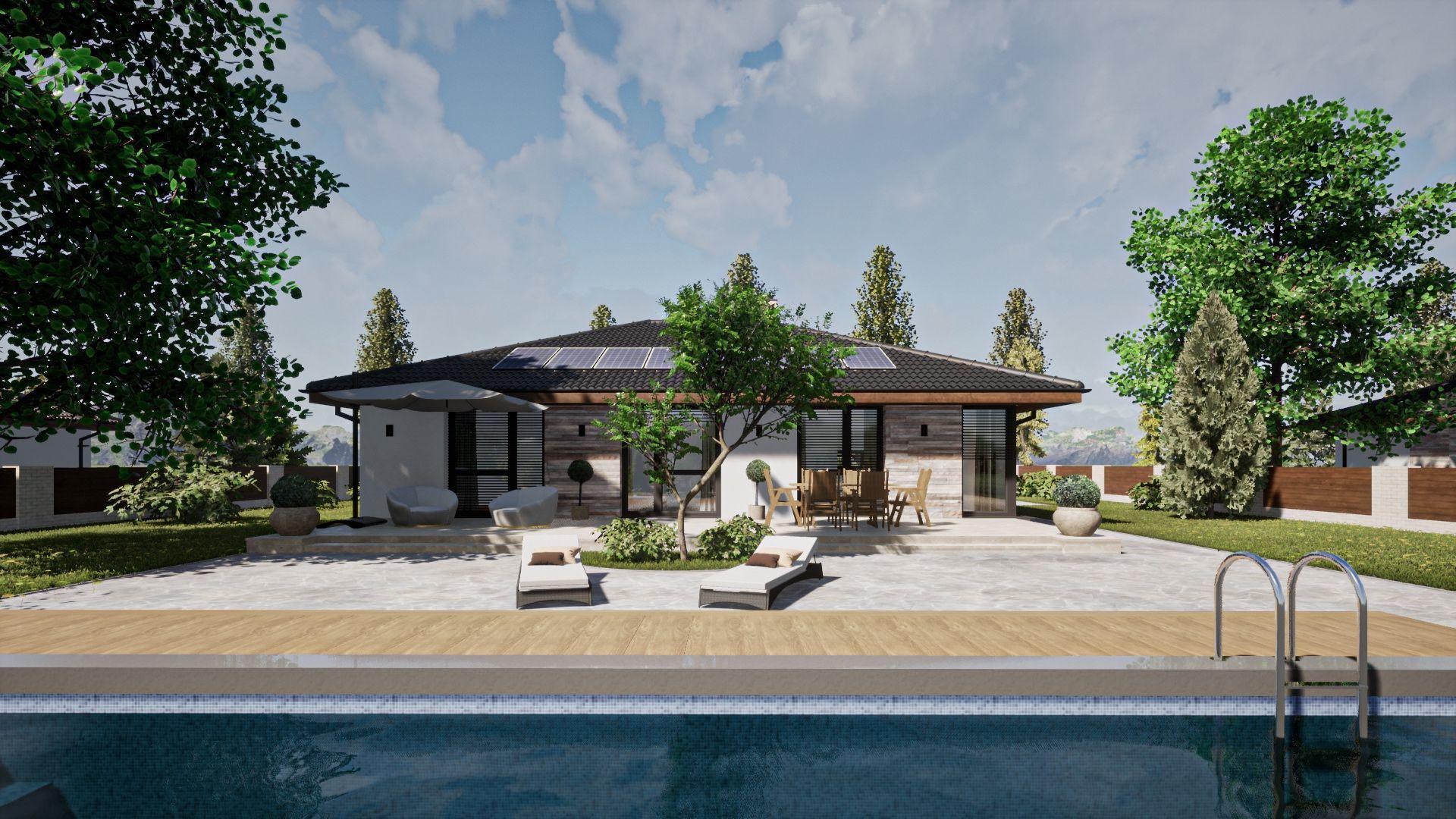 ĎURKOV - EXKLUZÍVNY 4 IZBOVÝ BUNGALOV V PEKNOM PROSTREDÍ.