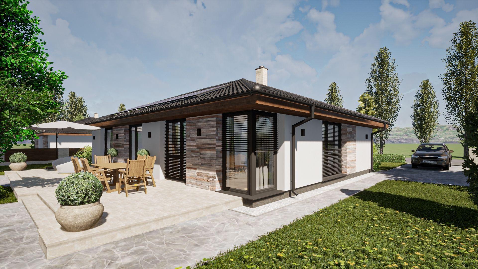 ĎURKOV - EXKLUZÍVNY 4 IZBOVÝ BUNGALOV V PEKNOM PROSTREDÍ.