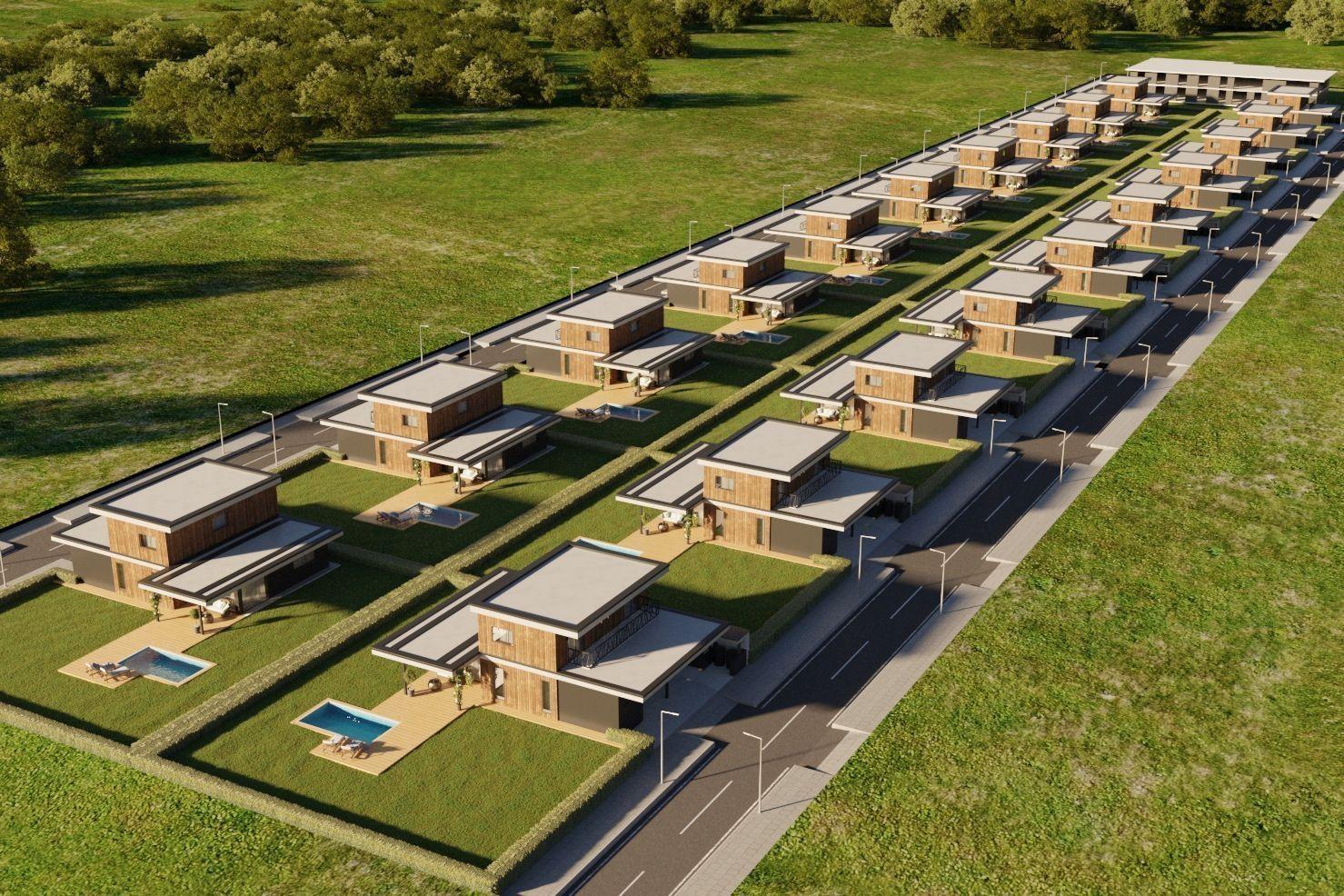 ROZHANOVCE - STAVEBNÉ PARCELY S VÝMEROU 447 a 448 M2, IS V CENE, CESTY A CHODNÍKY.