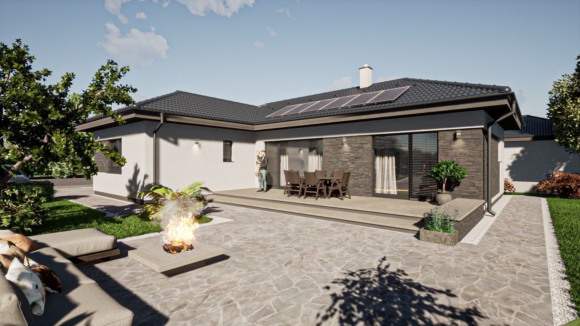 BENIAKOVCE - 4 IZBOVÝ PEKNÝ RD 107 M2 S TERASOU, HRUBÁ STAVBA.