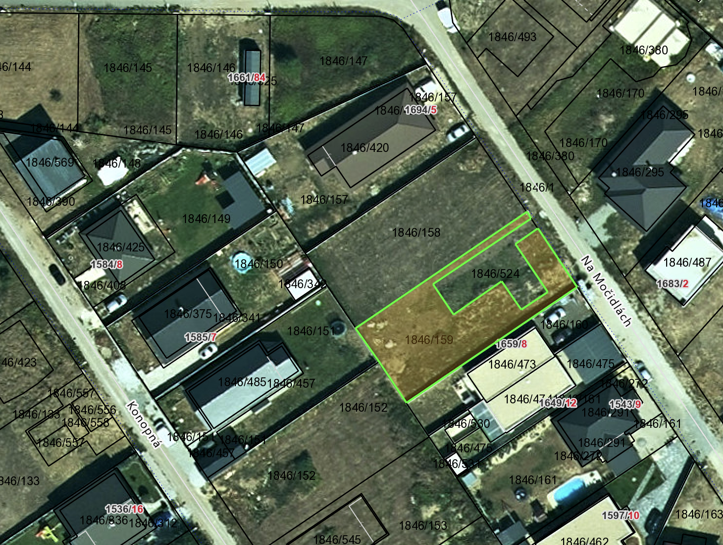 ČAŇA - STAVEBNÝ POZEMOK 756 M2, NOVÁ LOKALITA.