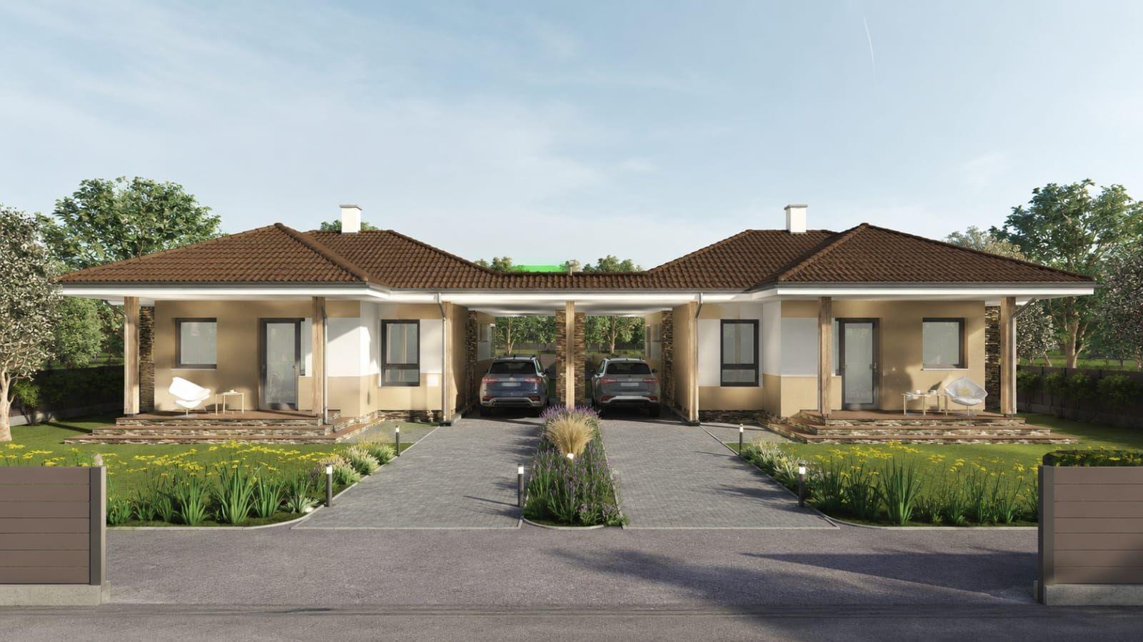 NOVOSTAVBA  - HIDASNÉMETI 4 IZB RD 108 M2, 36 M2 TERASA