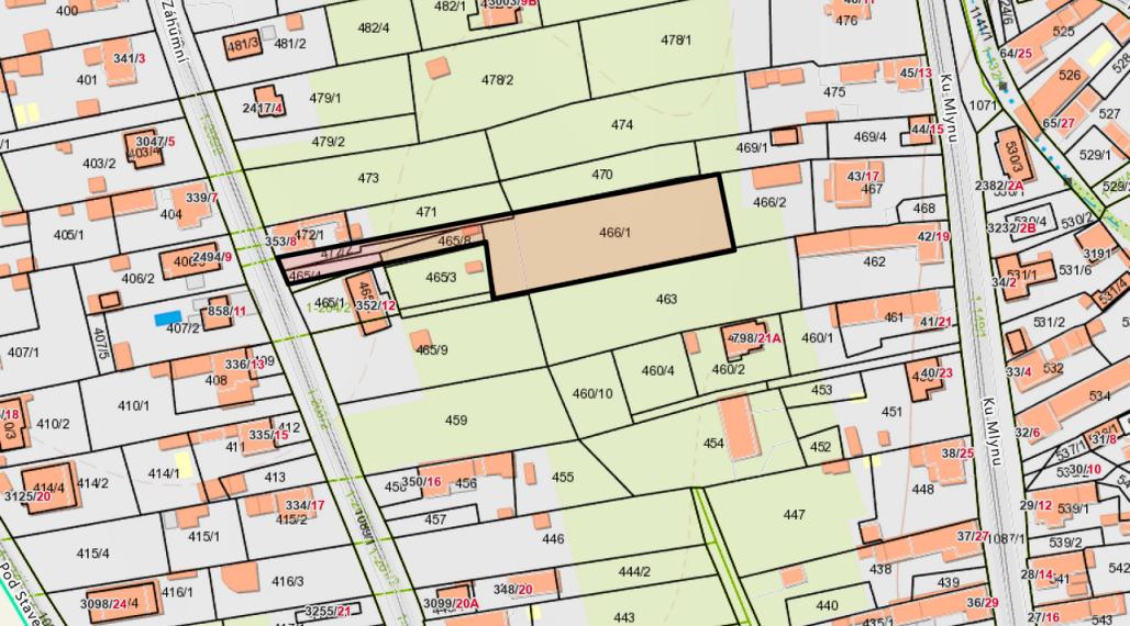 ŠACA - STAVEBNÝ POZEMOK VHIODNÝ NA VÝSTAVBU RD AJ DEVELOPERSKÝ PROJEKT