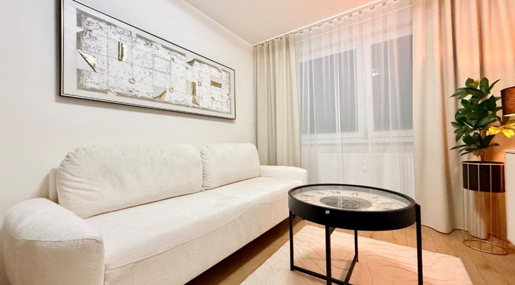 JUH - PRI AUPARKU - 1 IZBOVÝ MODERNÝ KOMPLETNE ZARIADENÝ BYT.