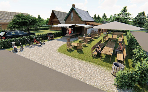 RELAX PARK KYSAK BREZIE - POZEMOK S IS - NA CHATU 464 M2.