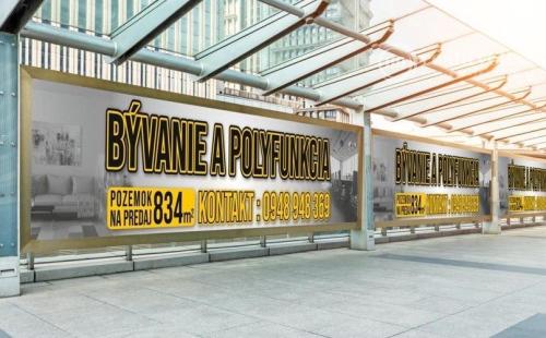 NOVÁ TERASA - POZEMOK 834 M2 VHODNÝ NA POLYFUNKCIU