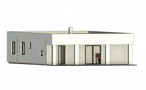 HANISKA - HRUBÁ STAVBA 4 IZBOVÉHO DOMU V NOVEJ LOKALITE.