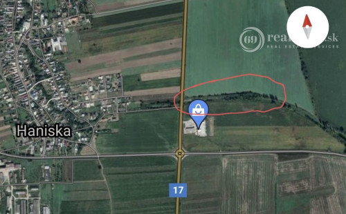 HANISKA - ROVINATÝ POZEMOK NA PODNIKANIE 4.855 M2