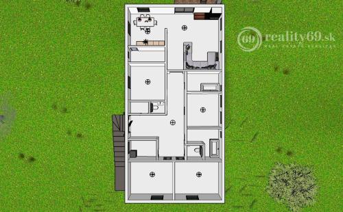 BIDOVCE - STAVEBNÝ POZEMOK 714 M2, PROJEKT  PRE STAVEBNÉ POVOLENIE.