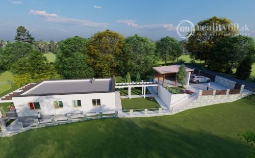 ROZHANOVCE - KVALITNÁ MODERNÁ NOVOSTAVBA 4 IZBOVÉHO RD V STAVE HOLODOM, POZEMOK 549 M2.