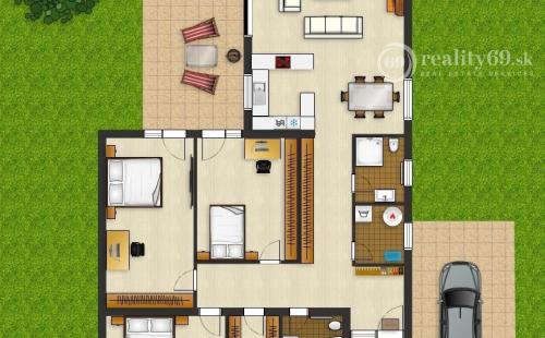 HANISKA - 4 IZBOVÝ DIZAJNOVÝ DOM S TERASOU, V NOVEJ LOKALITE