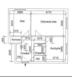 TERASA - RUŽOVÁ 2 IZBOVÝ BYT 50M2 VÝBORNÁ INVESTÍCIA