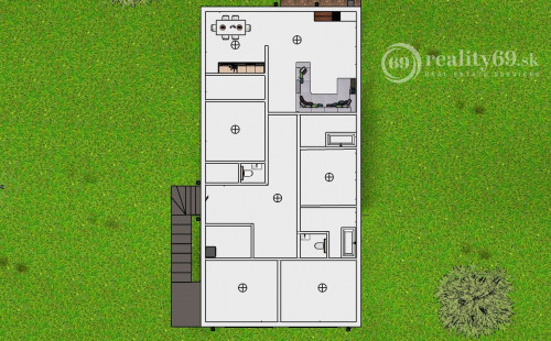 BIDOVCE - STAVEBNÝ POZEMOK 714 M2, PROJEKT  PRE STAVEBNÉ POVOLENIE.