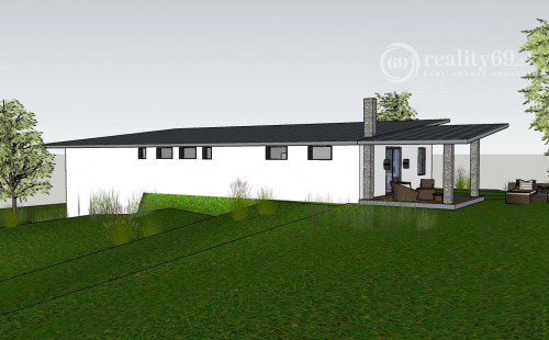 BIDOVCE - STAVEBNÝ POZEMOK 714 M2, PROJEKT  PRE STAVEBNÉ POVOLENIE.