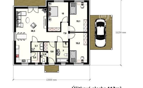 ĎURĎOŠÍK - 4 IZBOVÁ NOVOSTAVBA 112 M2, V NOVEJ LOKALITE
