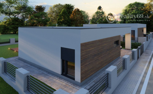 HANISKA - KVALITNÁ NOVOSTAVBA 4 IZBOVÉHO RD, GARÁŽOVÉ STÁTIE, TERASA.