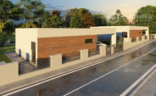 REZERVOVANÉ - HANISKA - KVALITNÁ NOVOSTAVBA 4 IZBOVÉHO RD, GARÁŽOVÉ STÁTIE, TERASA.