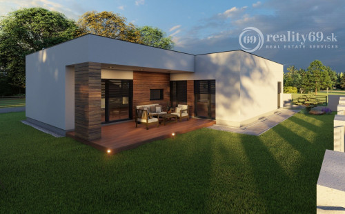 REZERVOVANÉ - HANISKA - KVALITNÁ NOVOSTAVBA 4 IZBOVÉHO RD, GARÁŽOVÉ STÁTIE, TERASA.