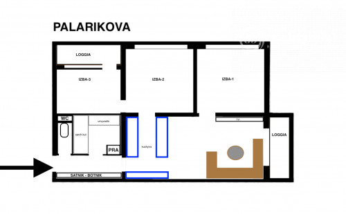 REZERVOVANÉ - JUH - PALÁRIKOVA - 4 IZBOVÝ SUPER MODERNÝ BYT 68 M2, 2 X LODŽIA, KLIMATIZÁCIA, PRÁČKA