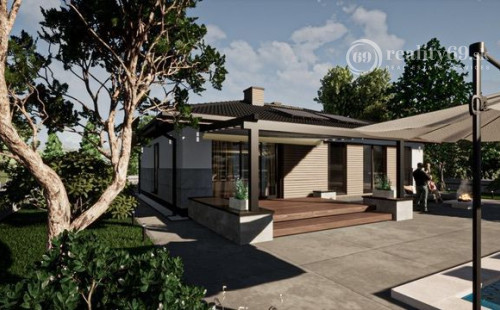 ROZHANOVCE - TEHLOVÝ 4 IZBOVÝ RD 110 M2 S TERASOU, PEKNÁ NOVOSTAVBA HOLODOMU.