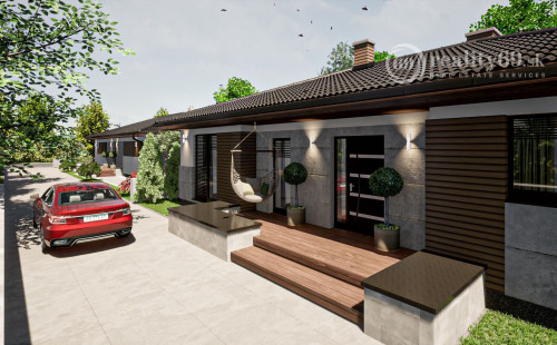 ROZHANOVCE - TEHLOVÝ 4 IZBOVÝ PEKNÝ RD 117 M2 S TERASOU, NOVOSTAVBA HOLODOM.