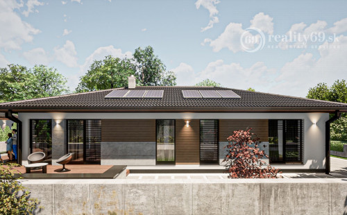 ROZHANOVCE - TEHLOVÝ 4 IZBOVÝ PEKNÝ RD 117 M2 S TERASOU, NOVOSTAVBA HOLODOM.