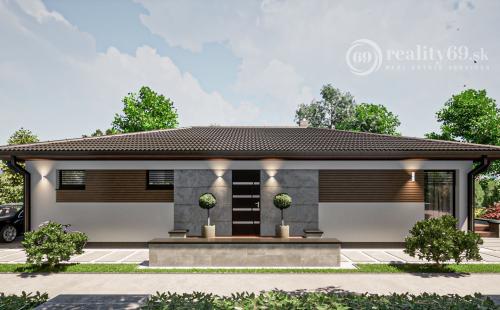 ROZHANOVCE - TEHLOVÝ 4 IZBOVÝ PEKNÝ RD 117 M2 S TERASOU, NOVOSTAVBA HOLODOM.