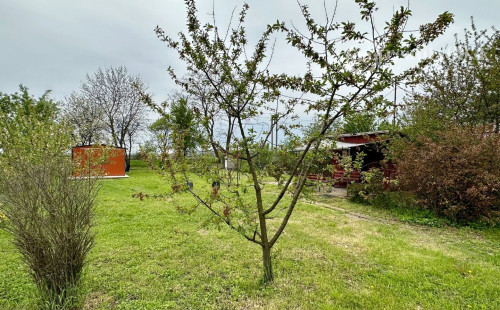 MAĎARSKO - SAJÓSZEGED ZÁHRADA S CHATKOU A GARÁŽOU PRI TISZAÚJVAROSI.