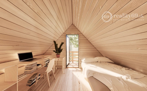 DOMAŠA - HOLČÍKOVCE, CELOROČNE OBÝVATEĽNÁ CHATA S VÝHĽADOM NA VODU.