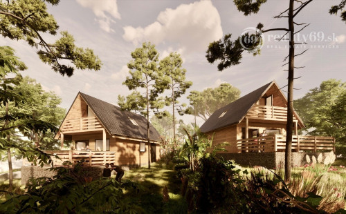 DOMAŠA - HOLČÍKOVCE, CELOROČNE OBÝVATEĽNÁ CHATA S VÝHĽADOM NA VODU.