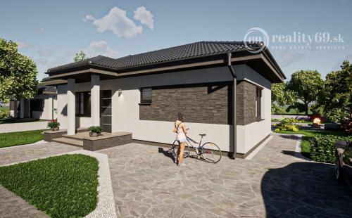 BENIAKOVCE - TEHLOVÝ 4 IZBOVÝ PEKNÝ RD 107 M2 S TERASOU, HRUBÁ STAVBA.