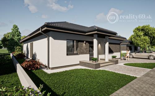 BENIAKOVCE - TEHLOVÝ 4 IZBOVÝ PEKNÝ RD 107 M2 S TERASOU, HRUBÁ STAVBA.