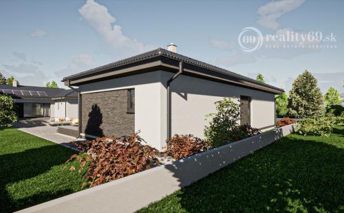 BENIAKOVCE - TEHLOVÝ 4 IZBOVÝ PEKNÝ RD 107 M2 S TERASOU, HRUBÁ STAVBA.