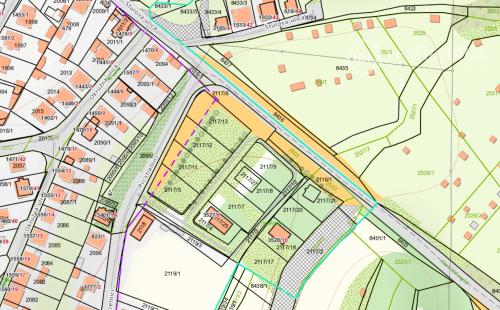 LEVOČA  - DVA POZEMKY NA PREDAJ SO VŠETKÝMI IS A STAVEBNÝM POVOLENÍM