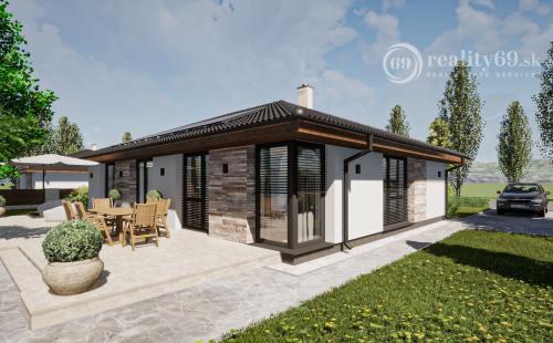 ĎURKOV - EXKLUZÍVNY 4 IZBOVÝ BUNGALOV V PEKNOM PROSTREDÍ.