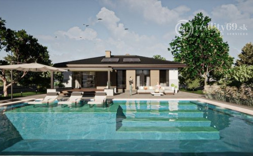 ROZHANOVCE - TEHLOVÝ 4 IZBOVÝ RD 110 M2 S TERASOU, PEKNÁ NOVOSTAVBA HRUBÁ STAVBA/HOLODOM.