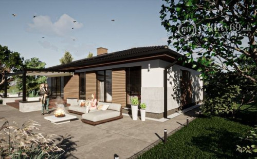 ROZHANOVCE - TEHLOVÝ 4 IZBOVÝ RD 110 M2 S TERASOU, PEKNÁ NOVOSTAVBA HRUBÁ STAVBA/HOLODOM.