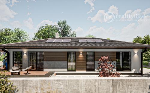 ROZHANOVCE - TEHLOVÝ 4 IZBOVÝ PEKNÝ RD 117 M2 S TERASOU, NOVOSTAVBA HOLODOM.