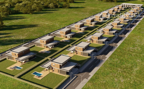 ROZHANOVCE - STAVEBNÉ PARCELY S VÝMEROU 447 a 448 M2, IS V CENE, CESTY A CHODNÍKY.