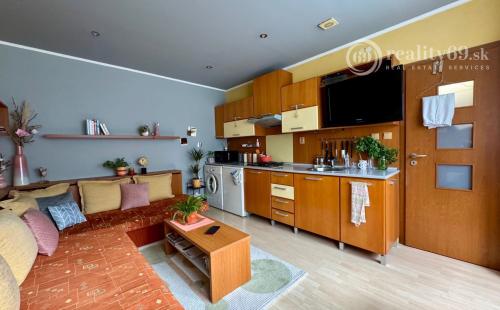 TERASA - RUŽÍNSKA GARSÓNKA V SUPER STAVE PO REKONŠTRUKCII.