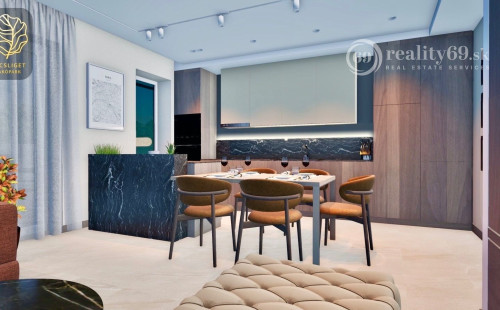 ENCS - NOVOSTAVBA 2 IZBOVÝ MODERNÝ BYT 47 M2, TERASA 10 M2