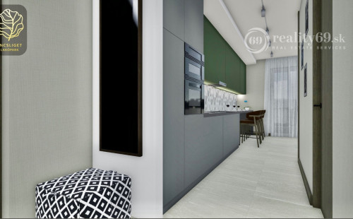 ENCS - NOVOSTAVBA 2 IZBOVÝ MODERNÝ BYT 47 M2, TERASA 10 M2