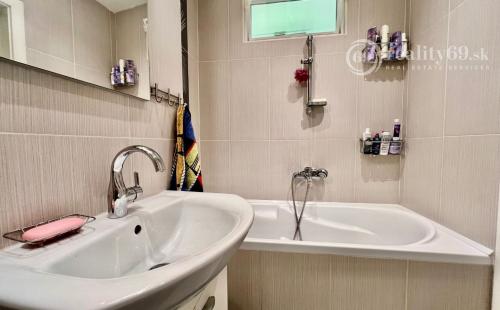 JAZERO - METEOROVÁ  1,5 IZBOVÝ BYT 42 M2, LODŽIA, SKRINE NA CHODBE, TV, INTERNET.