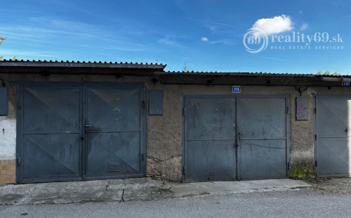 ŠACA - GARÁŽ ŽELEZIARENSKÁ - VÝHODNÁ INVESTÍCIA