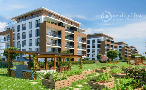 REZERVOVANÉ - PANORAMA - NOVOSTAVBA 2 IZBOVÝ MODERNÝ BYT 54 M2, TERASA 14 M2, HOLOBYT