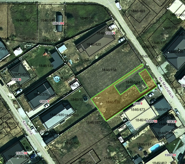 ČAŇA - STAVEBNÝ POZEMOK 756 M2, NOVÁ LOKALITA.